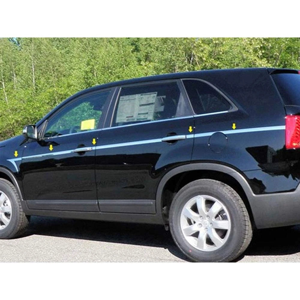 Chrome 1 Upper Arrow Accent Trim 12pc Luxury FX for Kia Sorento (2011–2015)