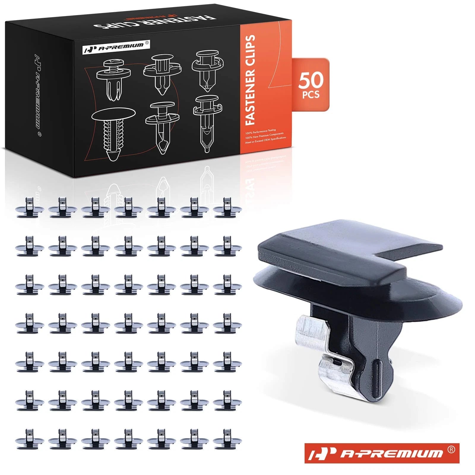 50Pcs Windshield Pillar & Trunk Trim Fastener Clips for Chevy