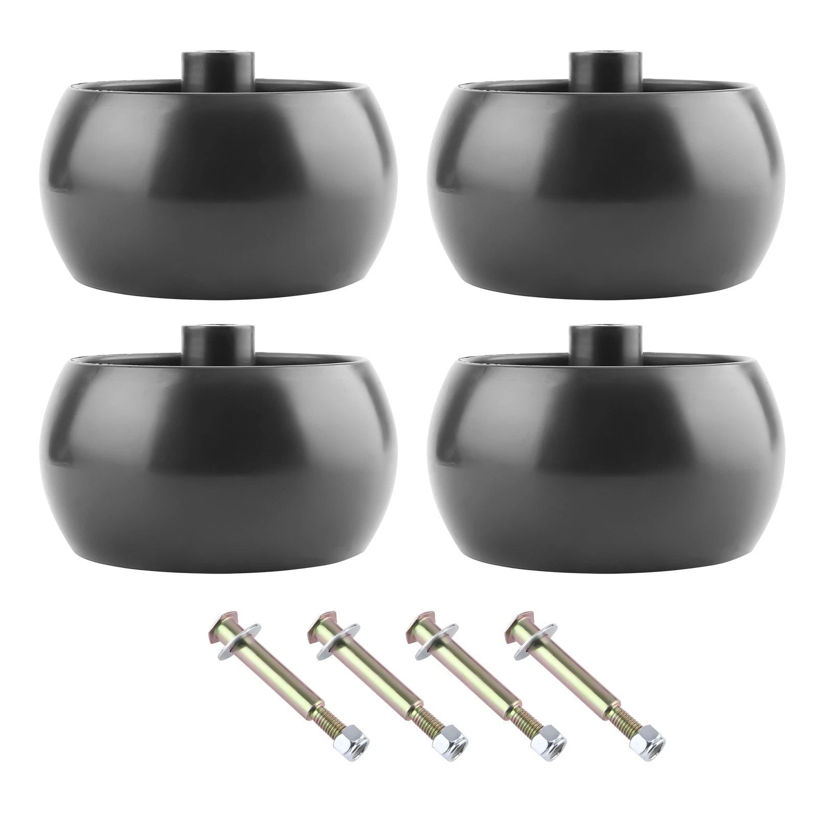 4-Pc Deck Wheels and Hardware for Husqvarna AYP Sears (2010–2010)