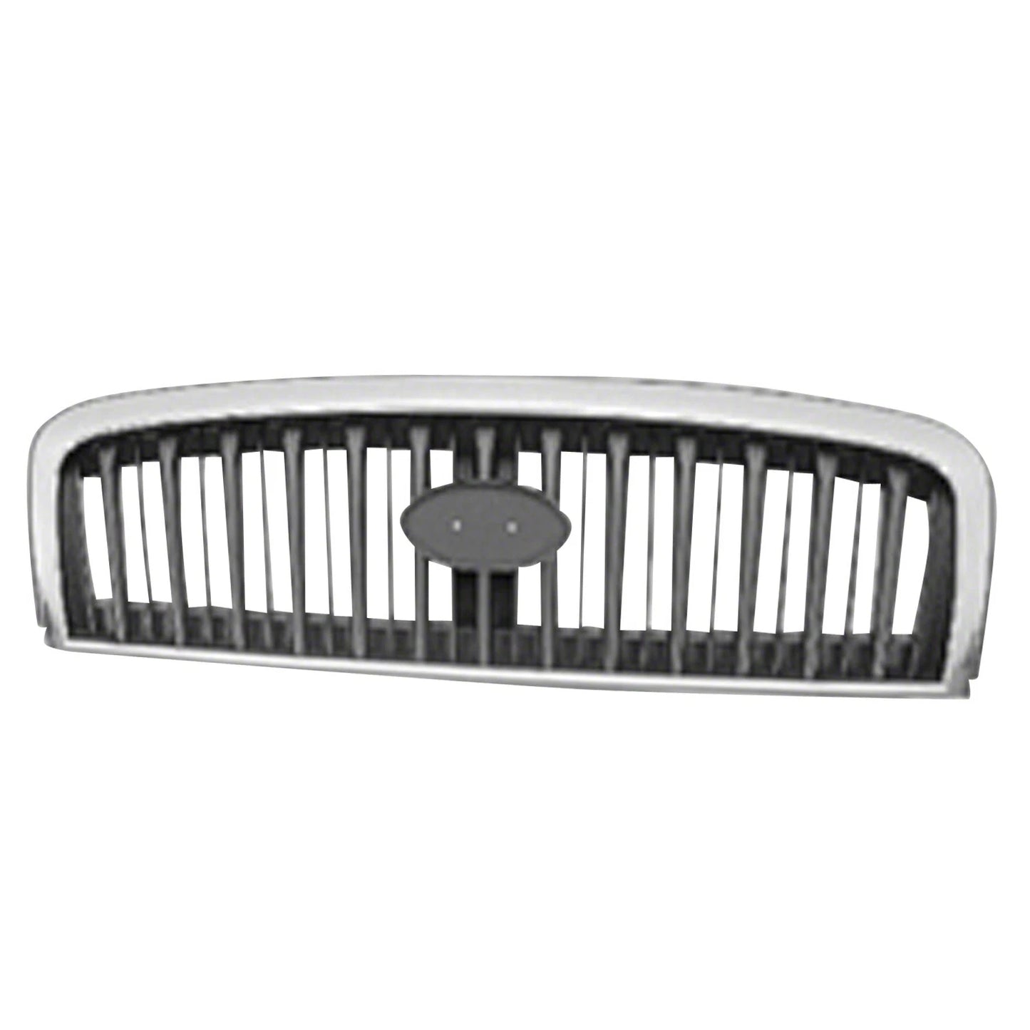 Front Grille Replacement Black Chrome Plastic for Hyundai Sonata (2002–2005)
