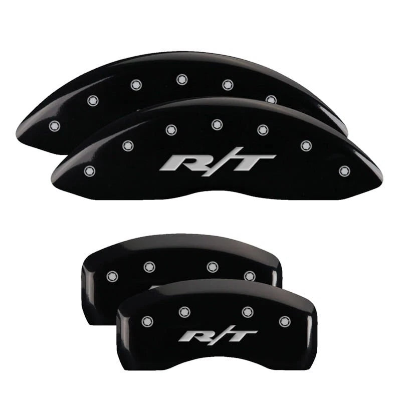 Black RT Caliper Covers Set for 2008-2010 Dodge Avenger R/T