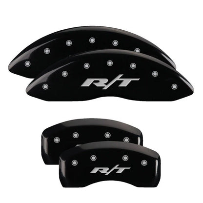 Black RT Caliper Covers Set for 2008-2010 Dodge Avenger R/T