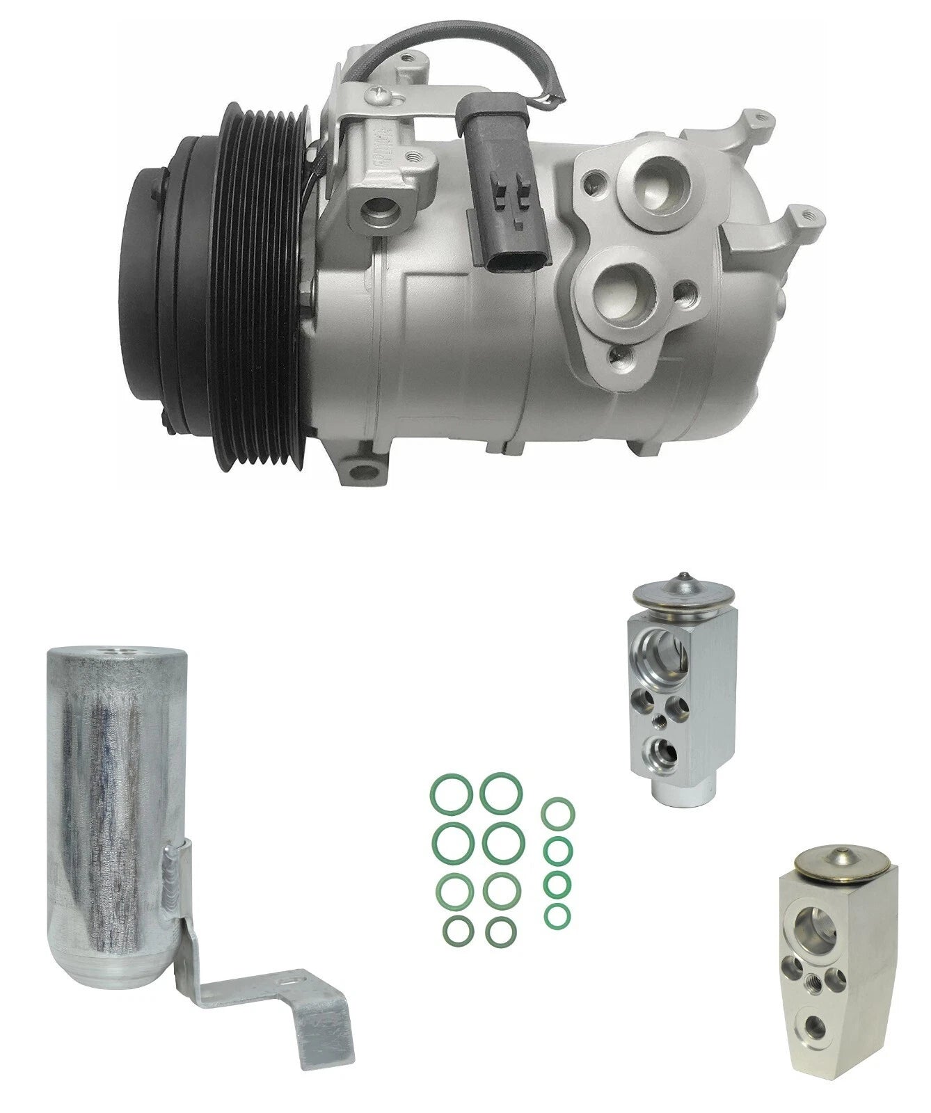 AC Compressor Kit Replacement for Chrysler Town & Country 4.0L (2009–2010)