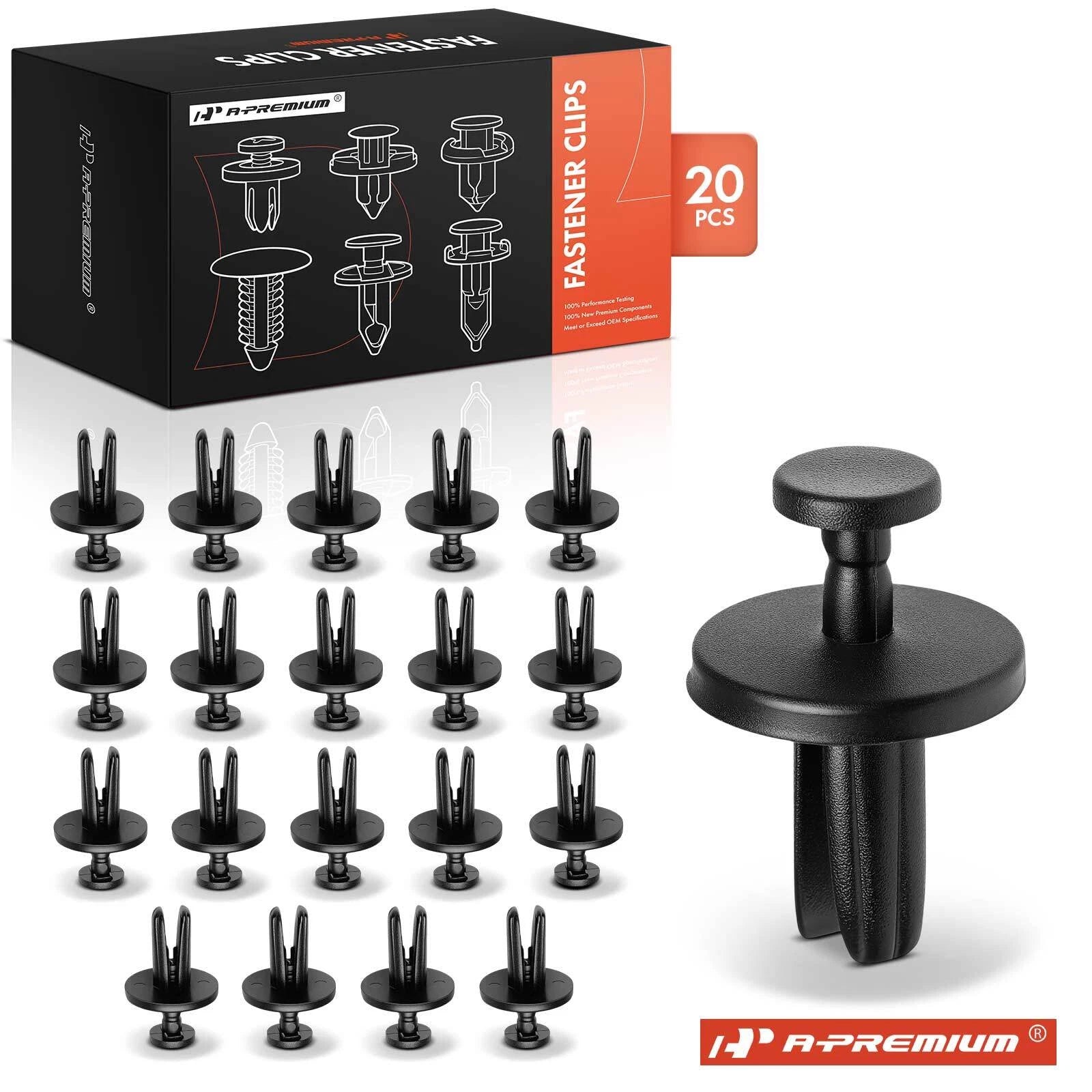 20Pcs Nylon Bumper Fender Liner Retainer for Chevy