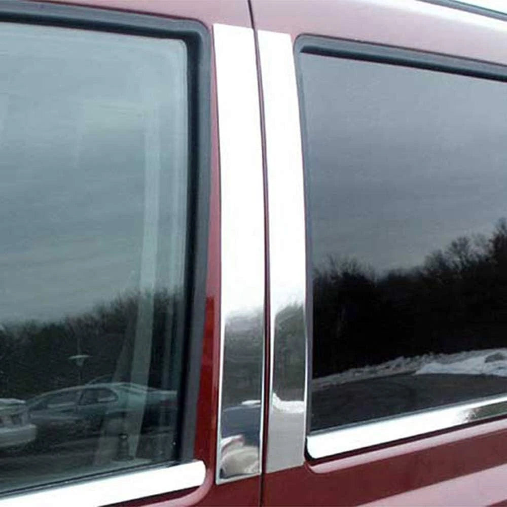 Chrome Pillar Post Trim Luxury FX 6pc for Jeep Commander (2006–2010)
