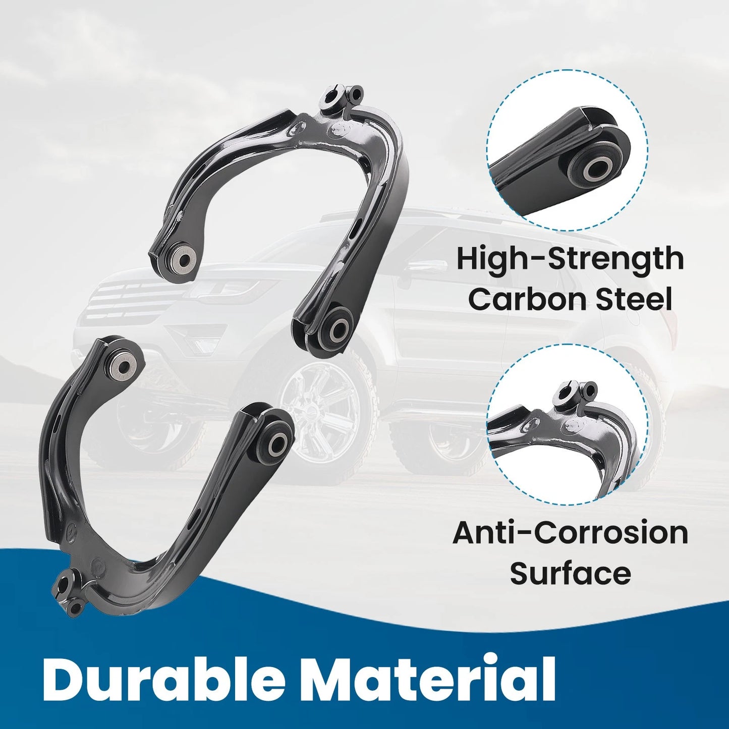 Front Upper Control Arms Suspension Kit for Chevrolet Trailblazer EXT (2002–2009)