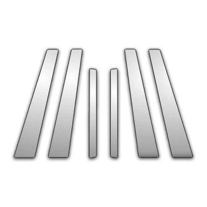 6Pc Chrome Pillar Post Covers for 98-06 Bmw 3 Series - Upgrade Your Auto P1127