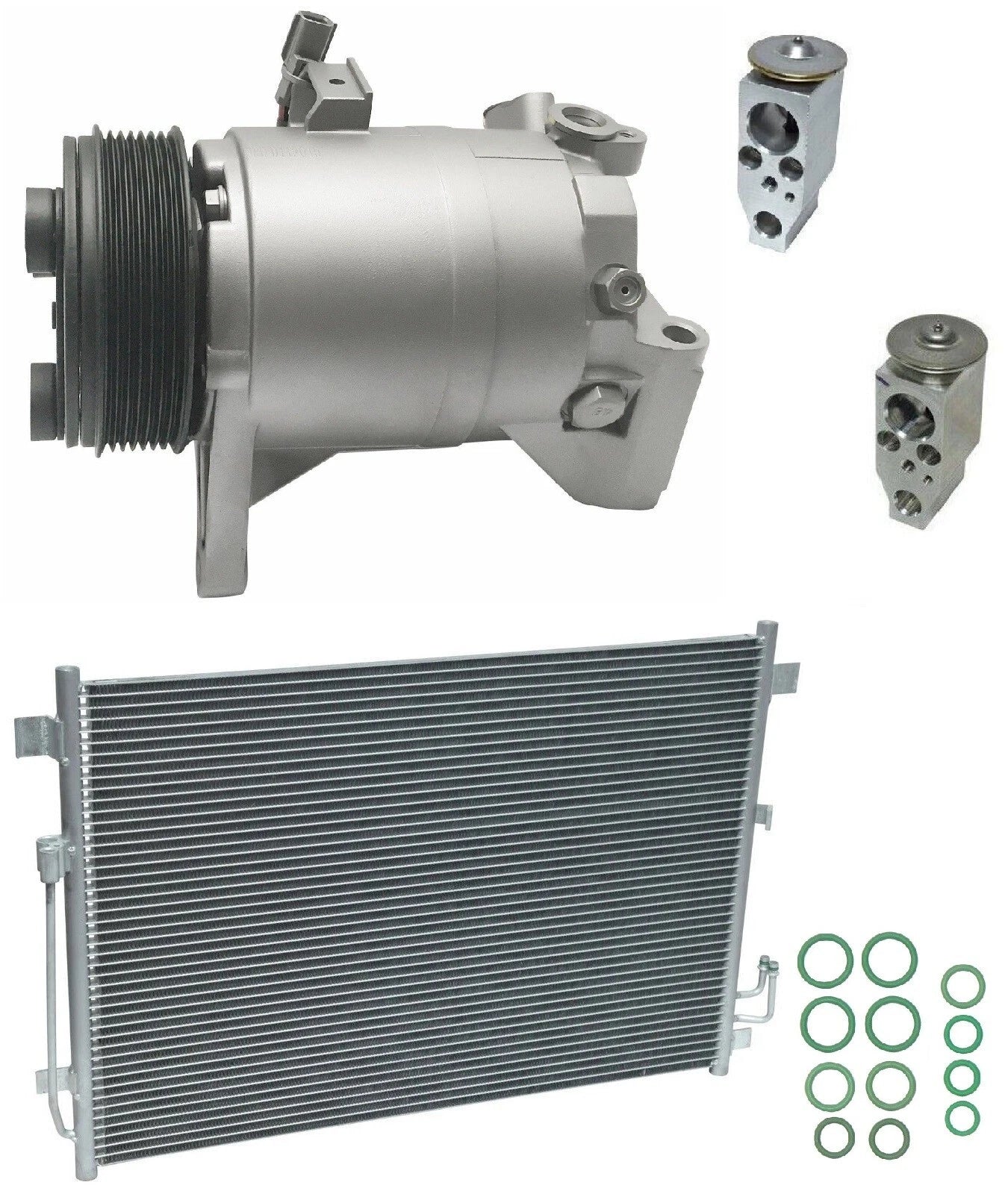 A C Compressor Kit with Condenser for Nissan Quest 3.5L (2011–2014)