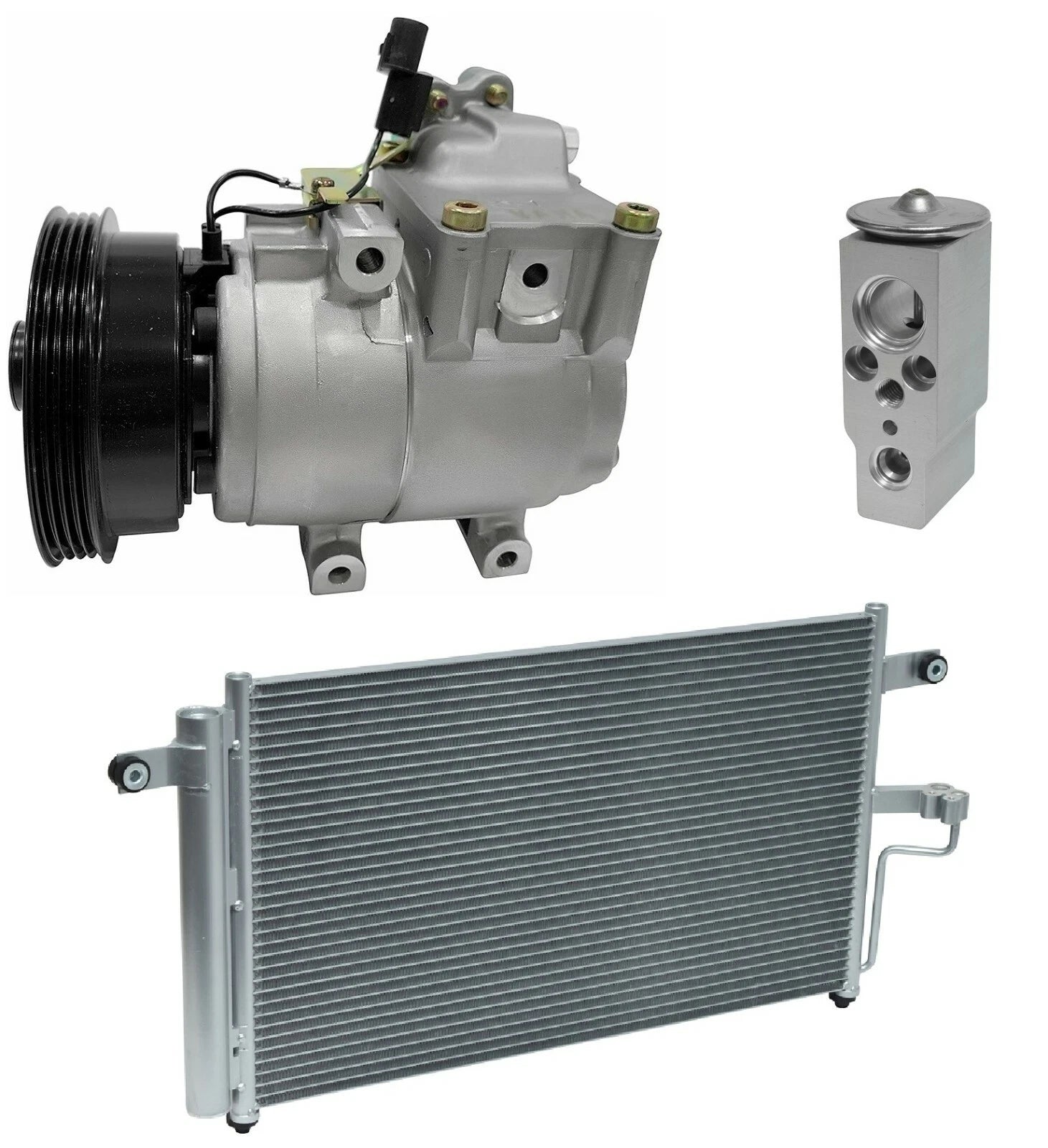 AC Compressor Kit With Condenser for Hyundai Accent 1.5L (2000–2003)