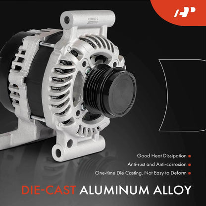 Alternator for Chevy Malibu Cruze (2016–2020) 130A 5-Groove Pulley