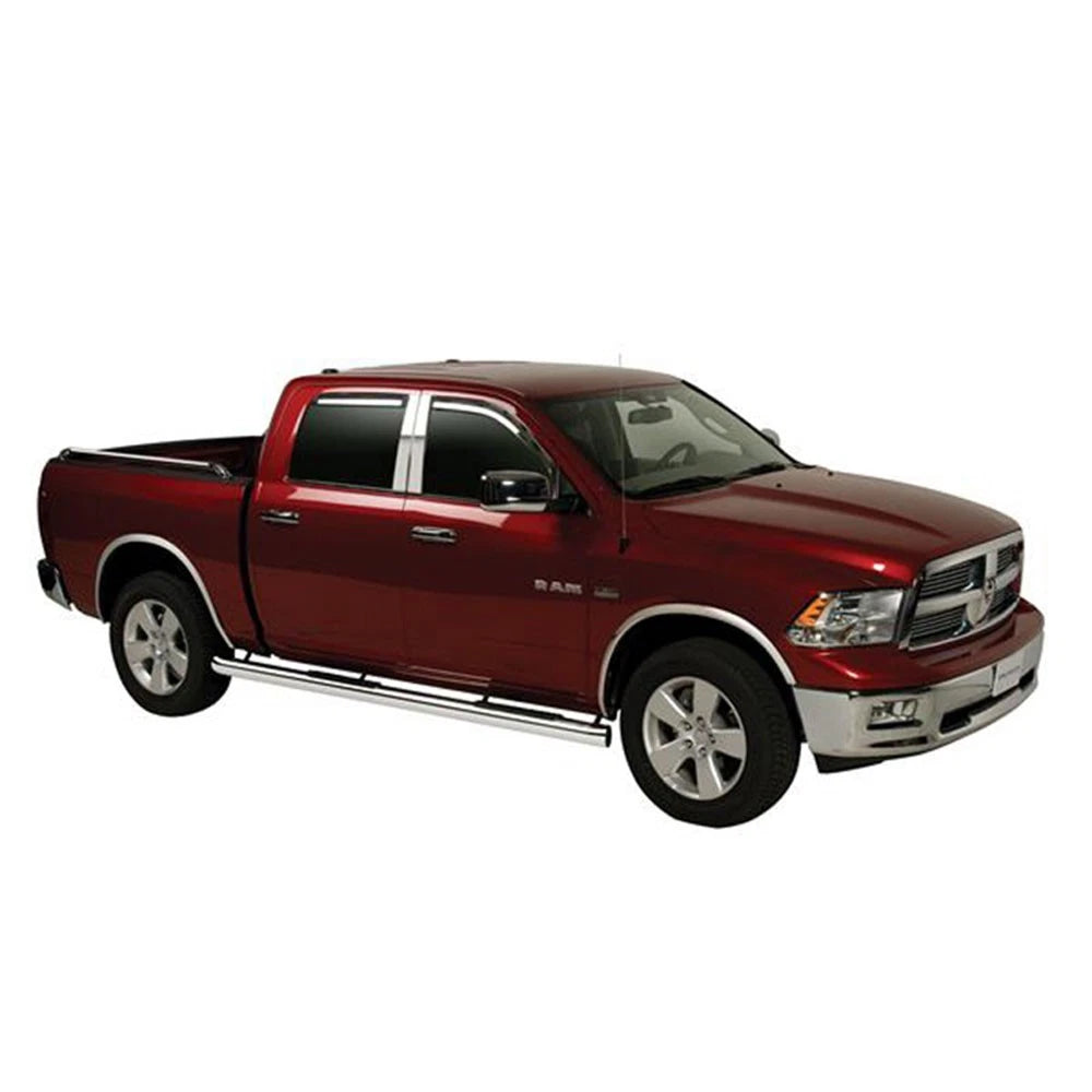 4pc Putco Stainless Steel Pillar Post Cover Set for 2009-2018 Dodge RAM 1500