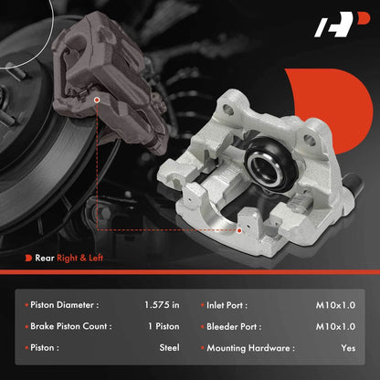 2X Rear Brake Calipers for Mercedes C350 E350 E550 (2008–2012)