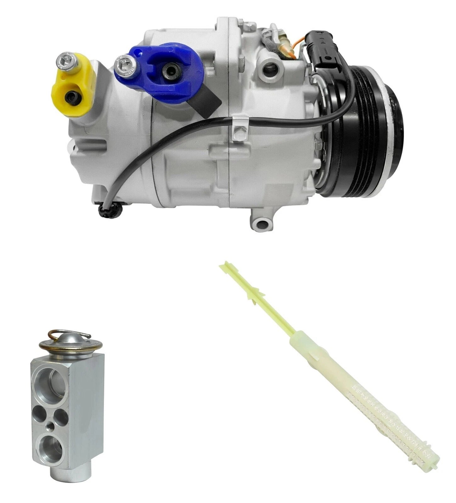 AC Compressor Kit Replacement for BMW X5 3.0L with Adaptive Drive (2007–2007)