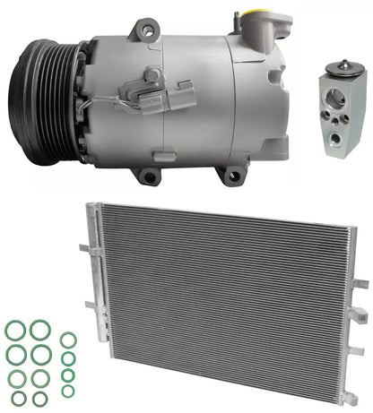AC Compressor Kit With Condenser for Ford Transit-150 3.2L (2015–2015)