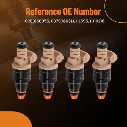 Fuel Injector 4Pcs for Volkswagen Passat 2.0L (1995–1996)