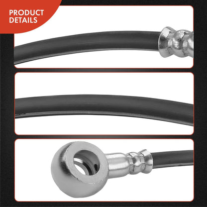 2X Front Brake Hydraulic Hose for Isuzu FSR (1988–1996) Chevy W6500 (1987–1996)