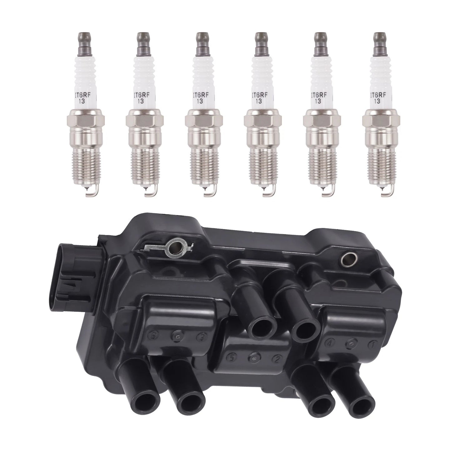 Ignition Coil & Spark Plug for Buick Lucerne 3.9L V6 (2009–2011)