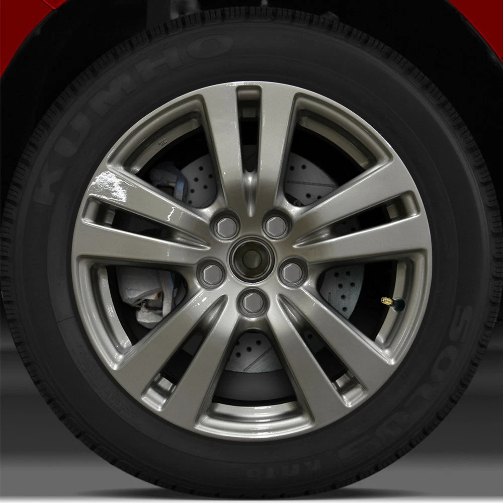 18x8 Factory Wheel (Bright Medium Silver Full Face) for 2017-18 Honda Ridgeline