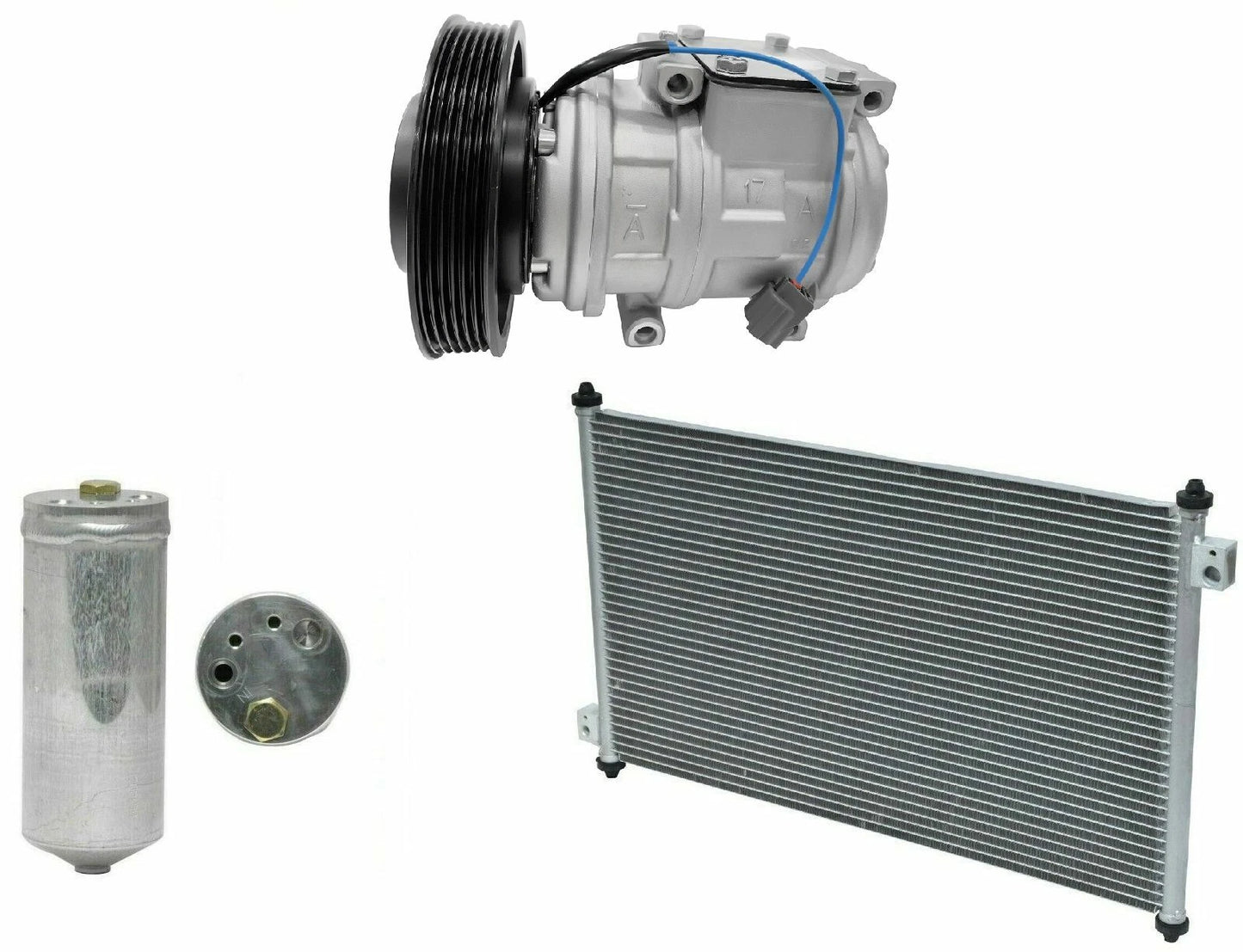 AC Compressor Kit with Condenser for Honda Accord 2.3L (2000–2002)