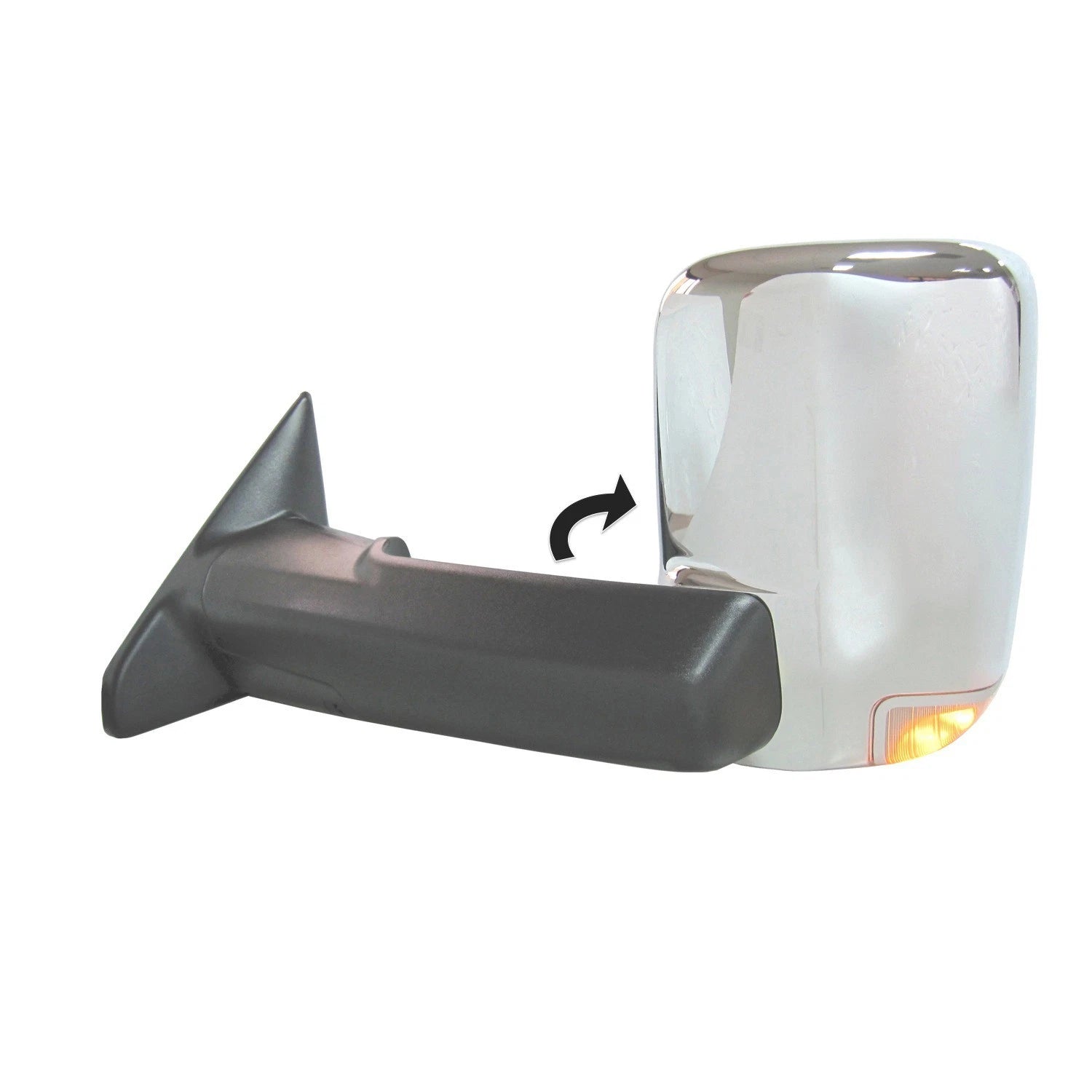 Replacement Chrome Driver Side Door Mirror w/Power Folding w/Memory