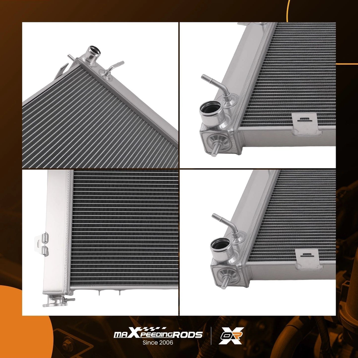 2 Row Aluminum Cooling Radiator for Jeep Grand Cherokee (1993–1998)