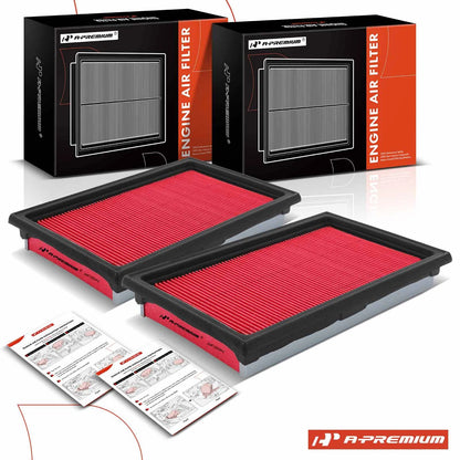 2X Engine Air Filter for Nissan Versa (2007–2012), NV200 (2013–2021), Cube