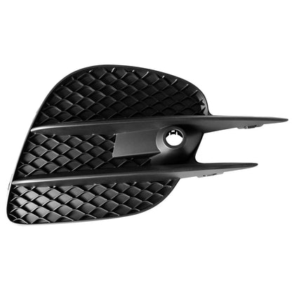 Replacement Black Textured Polypropylene Front Passenger Bumper Cover Grille