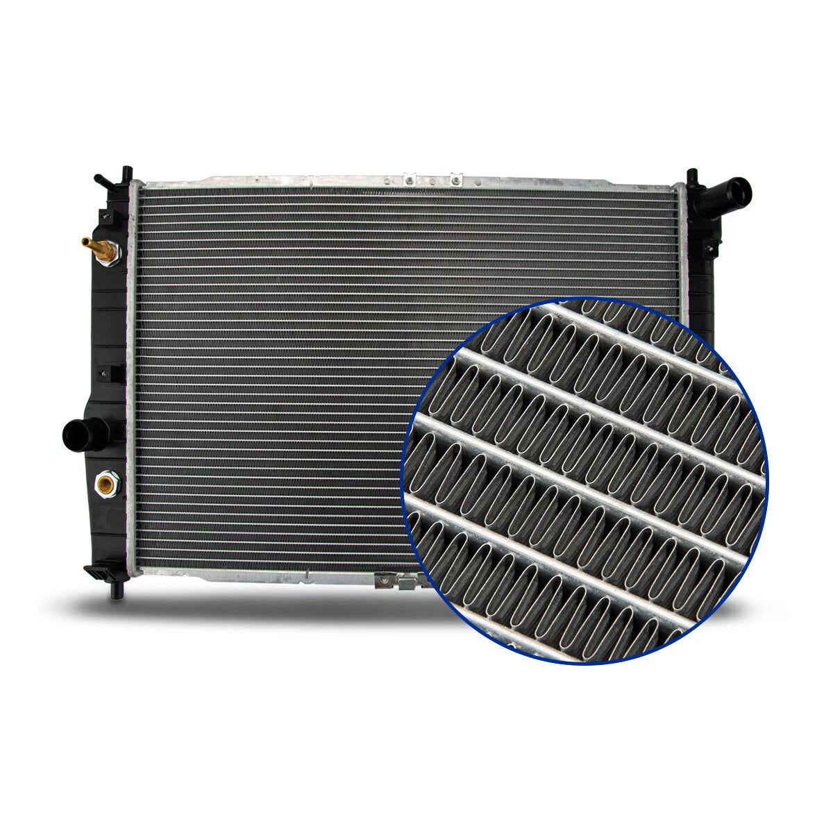 Aluminum Radiator for Chevrolet Aveo Aveo5 Pontiac Wave Wave5 (2007–2011)
