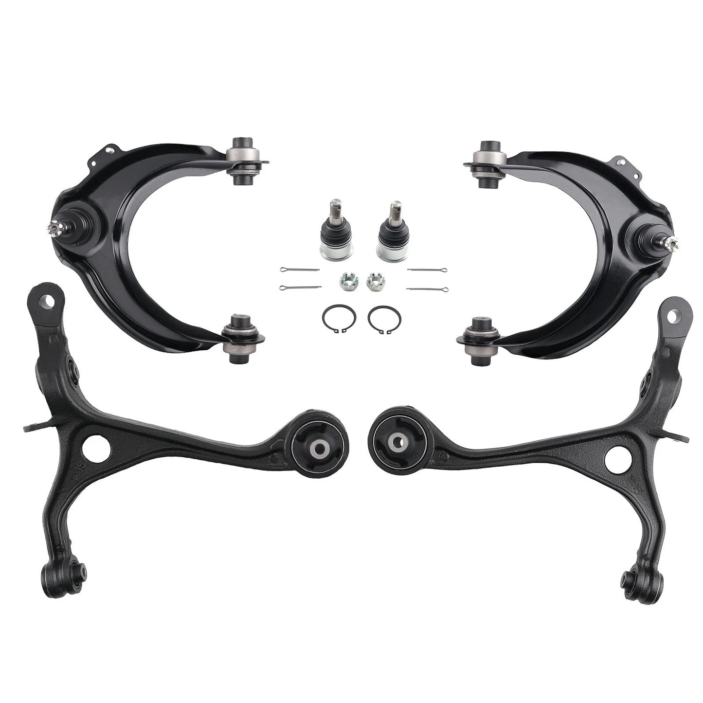 Front Upper Lower Control Arms w/Ball Joint for Acura TSX (2004–2008)