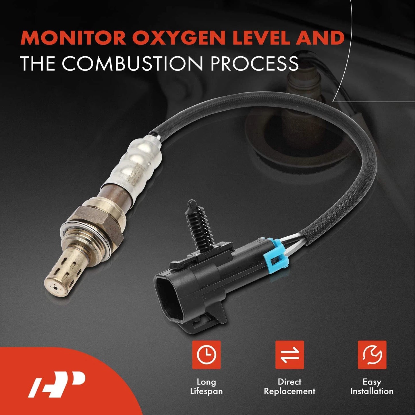 2X O2 Oxygen Sensors for Buick Lacrosse (2008–2009)