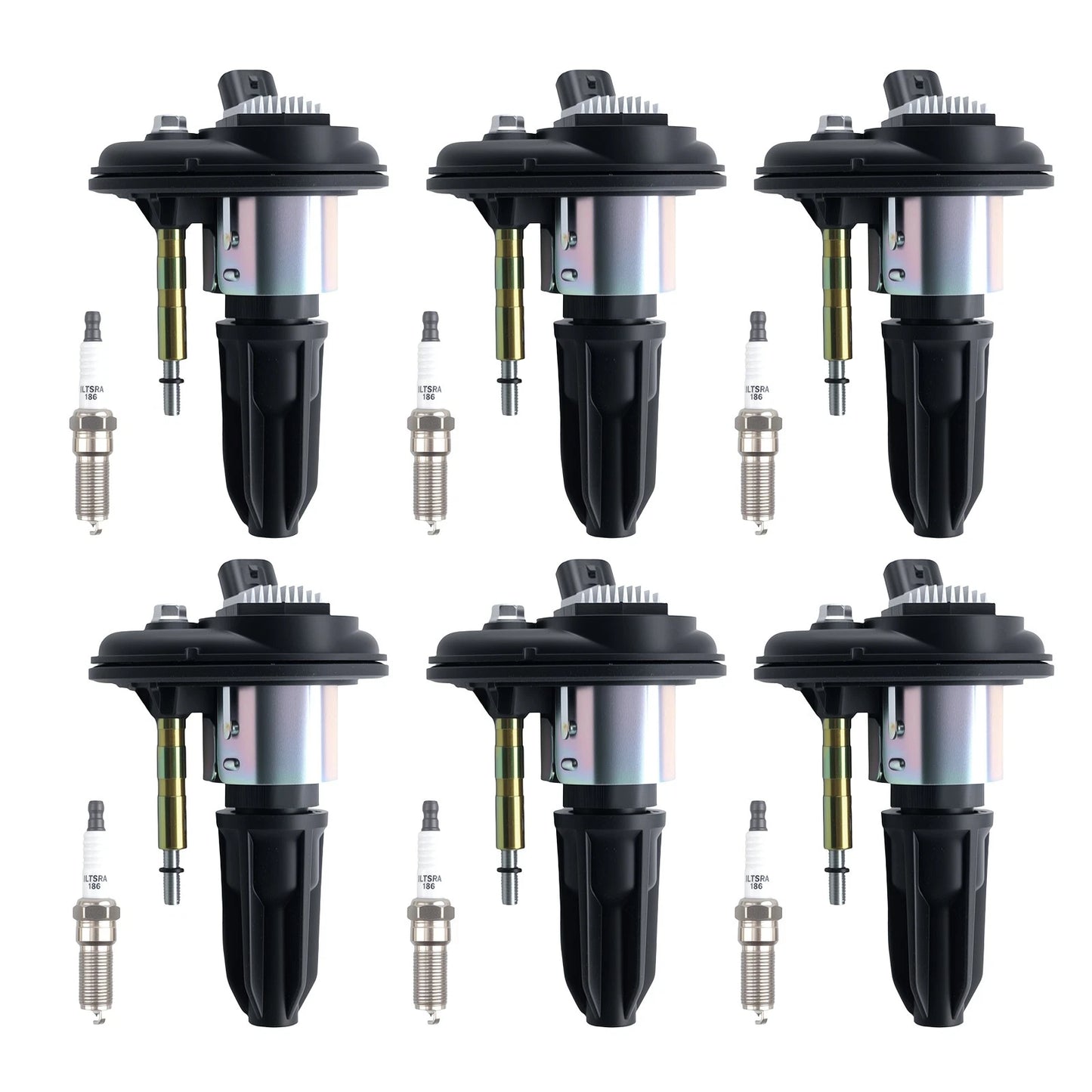 Ignition Coils for GMC Canyon Envoy 2002–2006 (6-Pack)