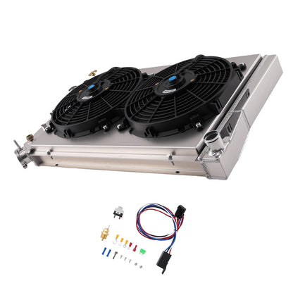 3 Row Aluminum Radiator Fan Assembly for Chevy S10 Blazer V8 (1982–2002)