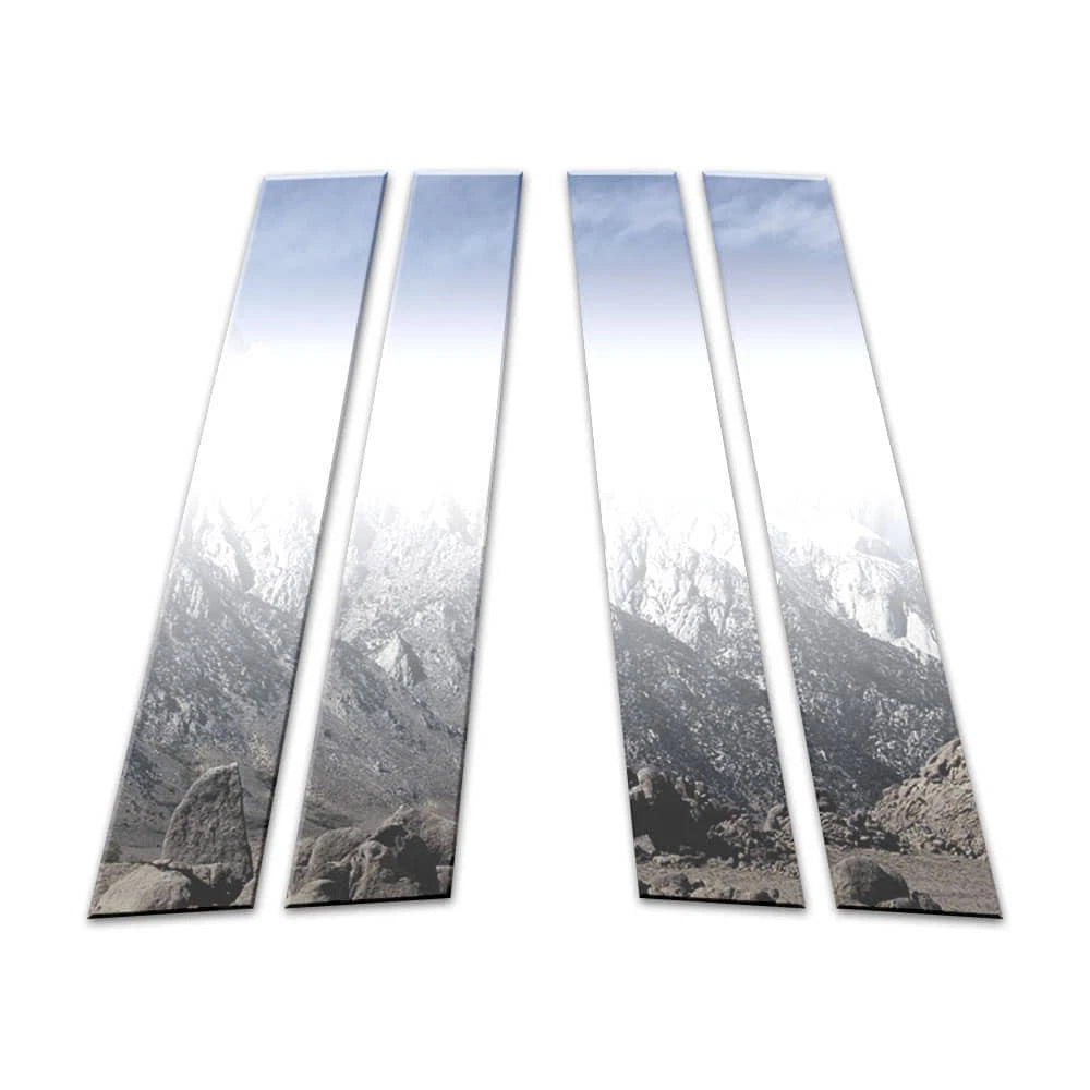 Chrome Pillar Post Covers 4Pc for Acura TSX Sedan (2009–2014)