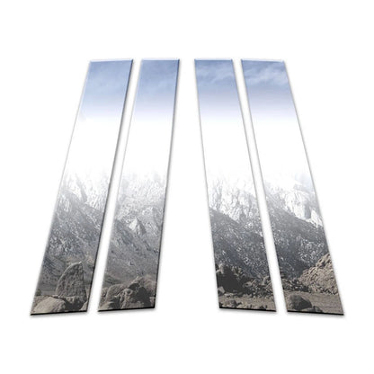 Chrome Pillar Post Covers 4Pc for Acura TSX Sedan (2009–2014)