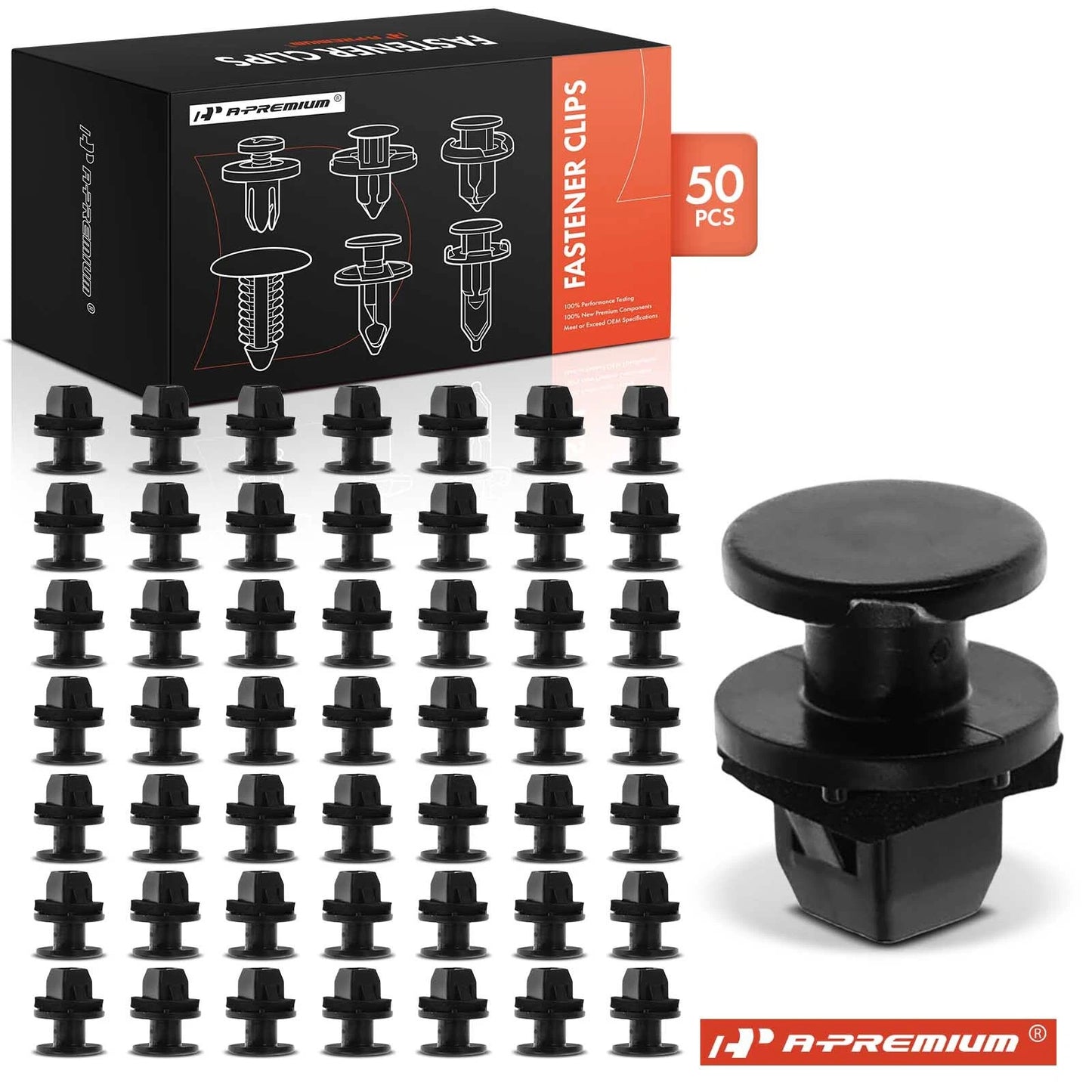 50x Nylon Tail Lamp Mounting Retainer for Chevrolet Buick