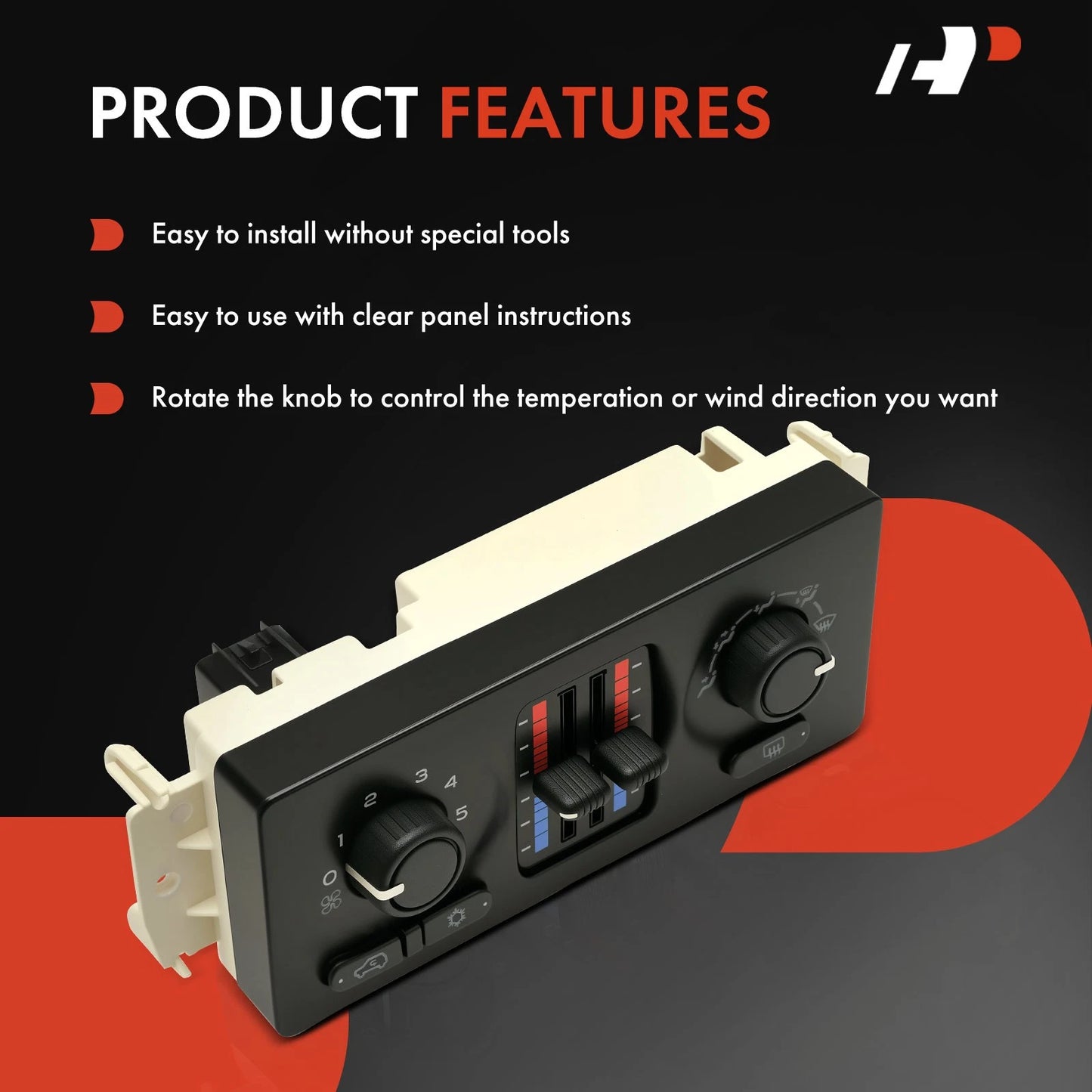 A/C & Heater Climate Control Module for Chevy Silverado 1500 HD (2001–2007)