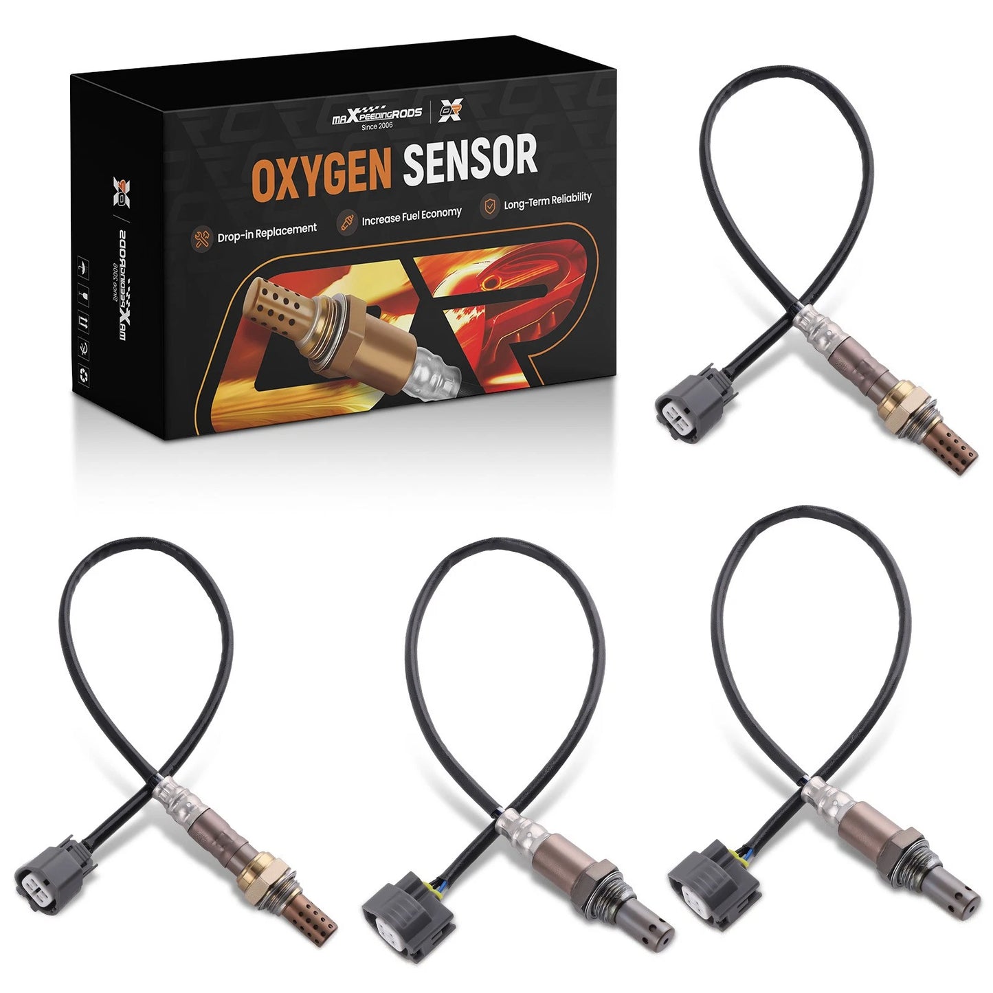 4pcs Up Down Oxygen Sensor for Jaguar Super V8 (2006–2009)