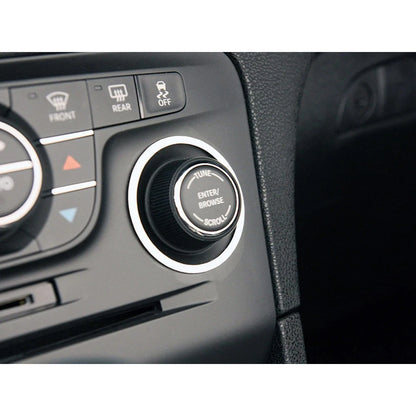 Dash Trim Rings for Polished Stainless with Volume Tuner for Dodge Charger (2011–2013)