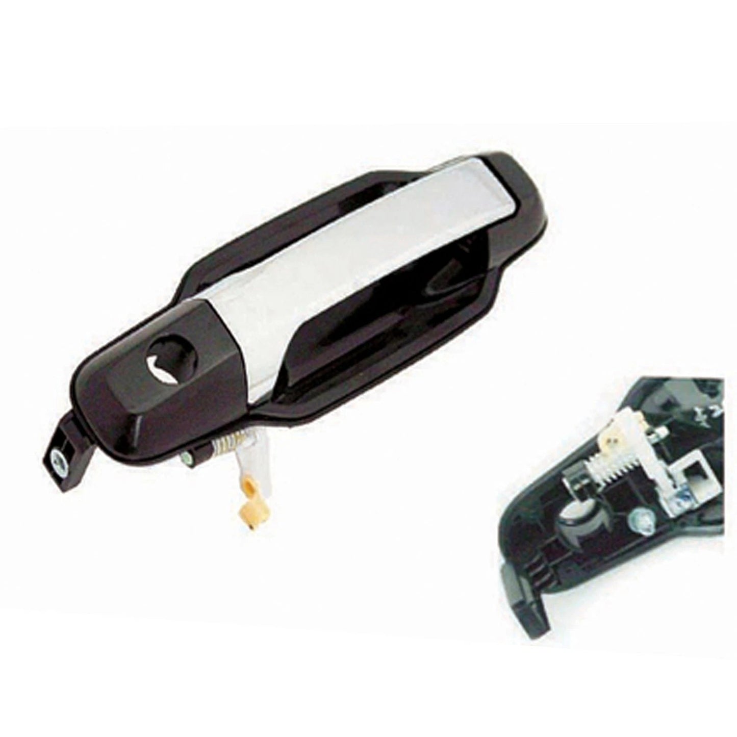 Exterior Door Handle Replacement Passenger Side Front with Key Hole for Toyota