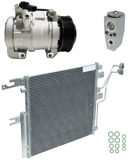 AC Compressor Kit with Condenser for Ram 4500 6.7L Turbo (2015–2015)