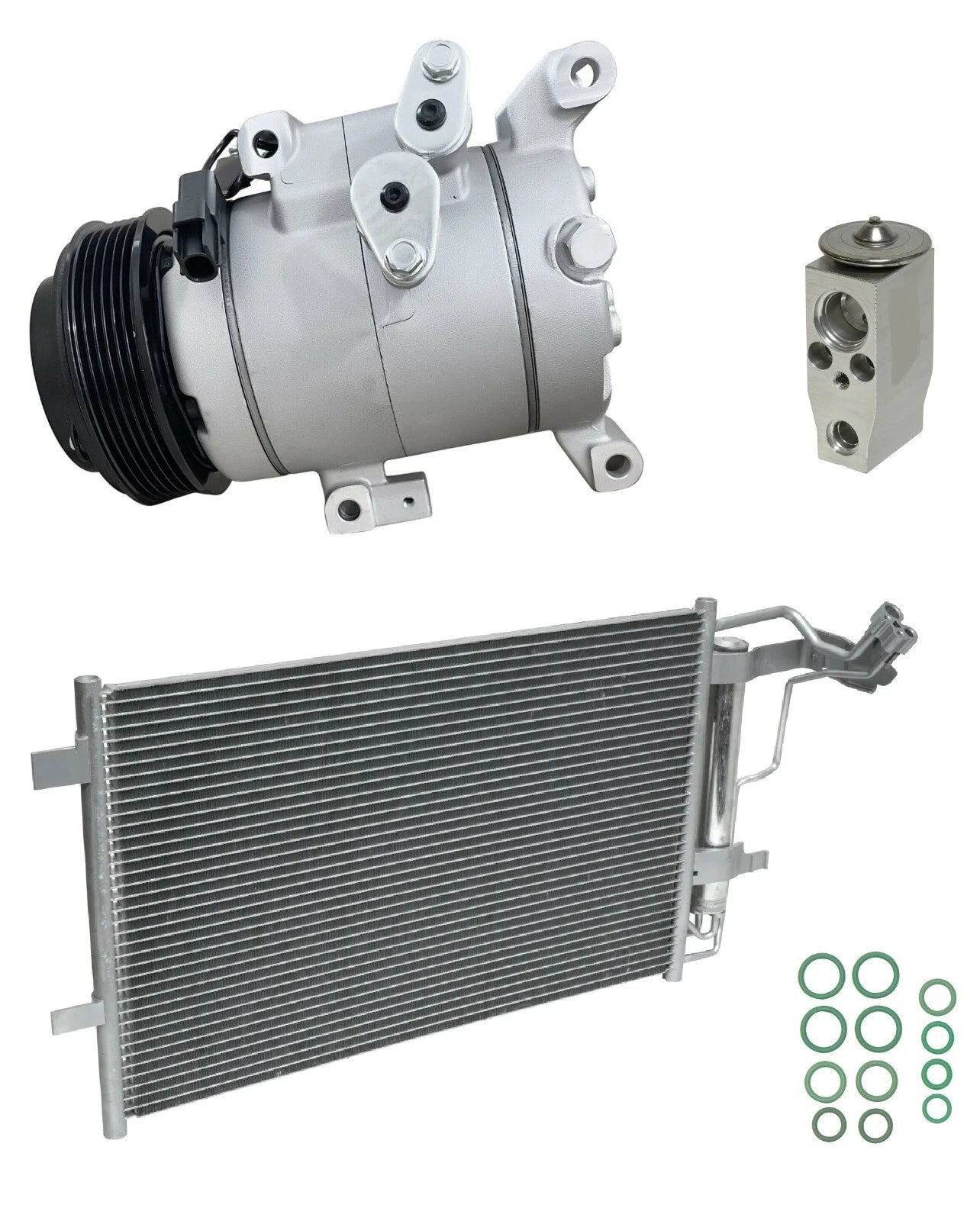 AC Compressor Kit with Condenser for Mazda 3 2.0L (2012–2016)
