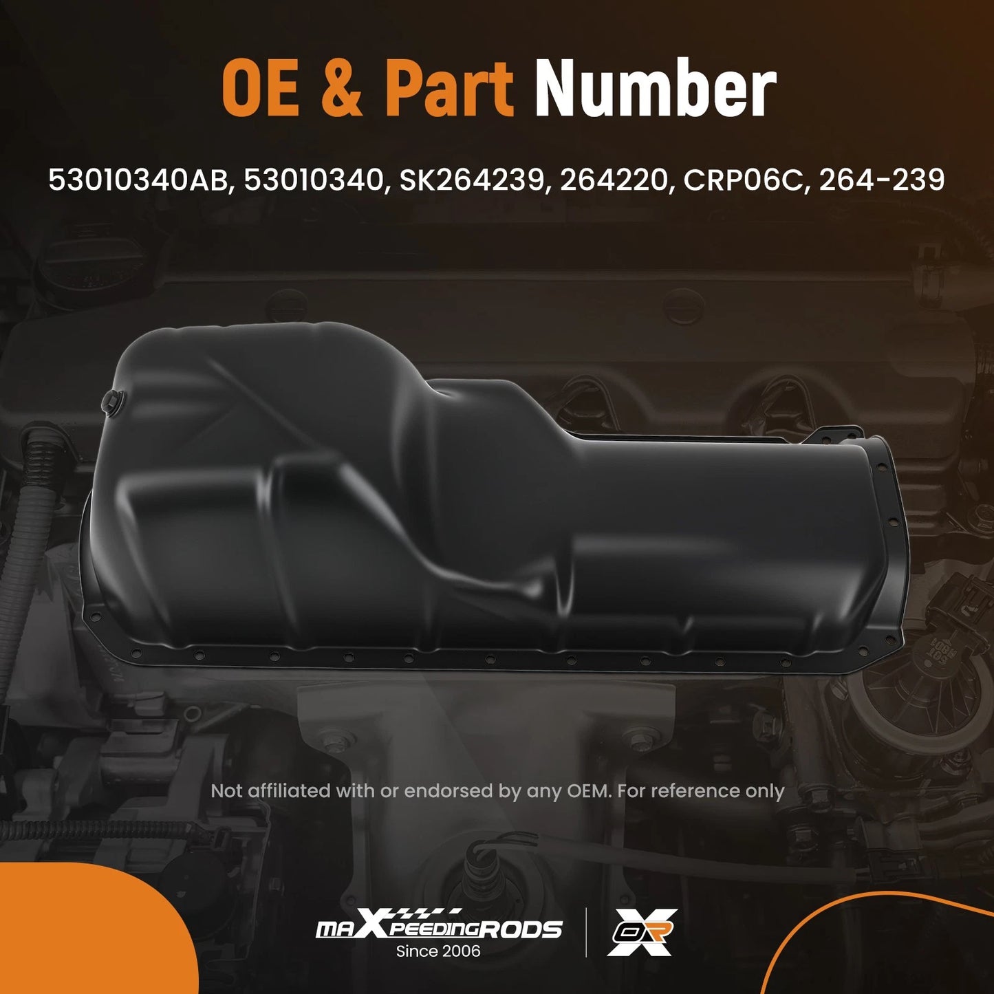 Engine Oil Pan Assembly for Jeep Grand Cherokee 4.0L (1999–2004)