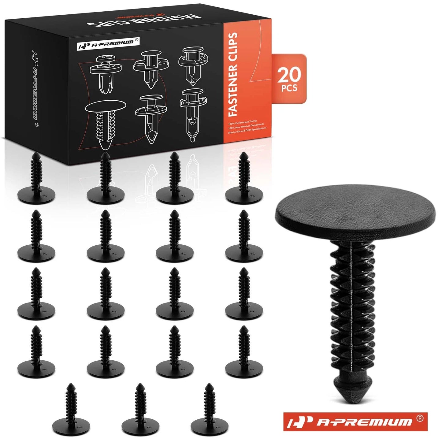 20Pcs Nylon Screen Shroud Vent Grille Clips for GM Vehicles