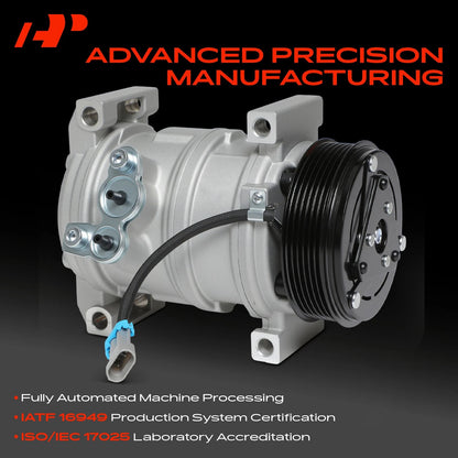 A/C Compressor with Clutch for GMC Chevrolet Silverado 1500 (2003–2013)