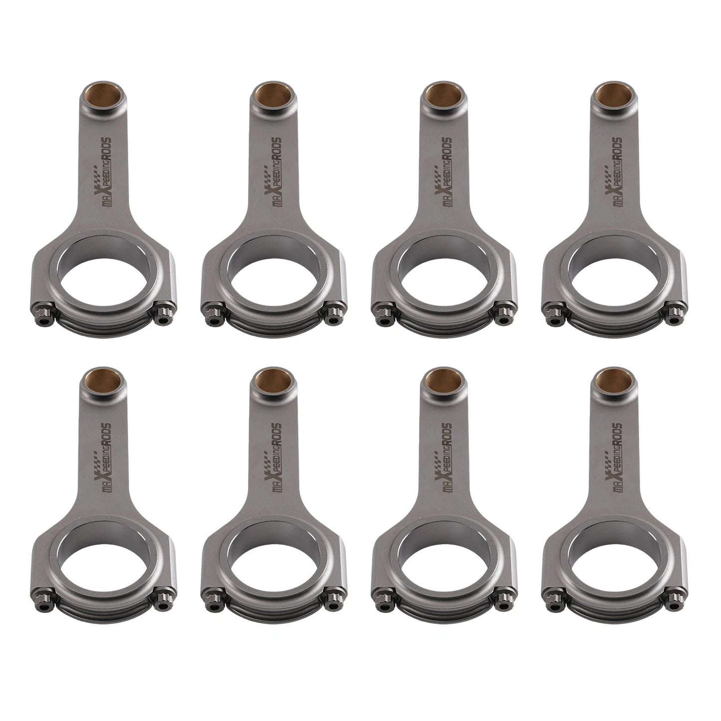 Connecting Rod Kit for GM 283/327 (1968–1973) 6.000" H-Beam Chrome Moly