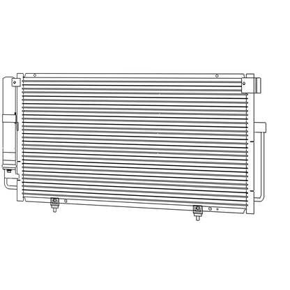 A/C Condenser Replacement w/Receiver Drier for 2002–2003 Subaru Impreza