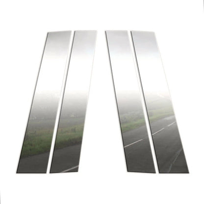 4Pc Chrome Pillar Post Covers Replacement for Cadillac DeVille (2000–2005)