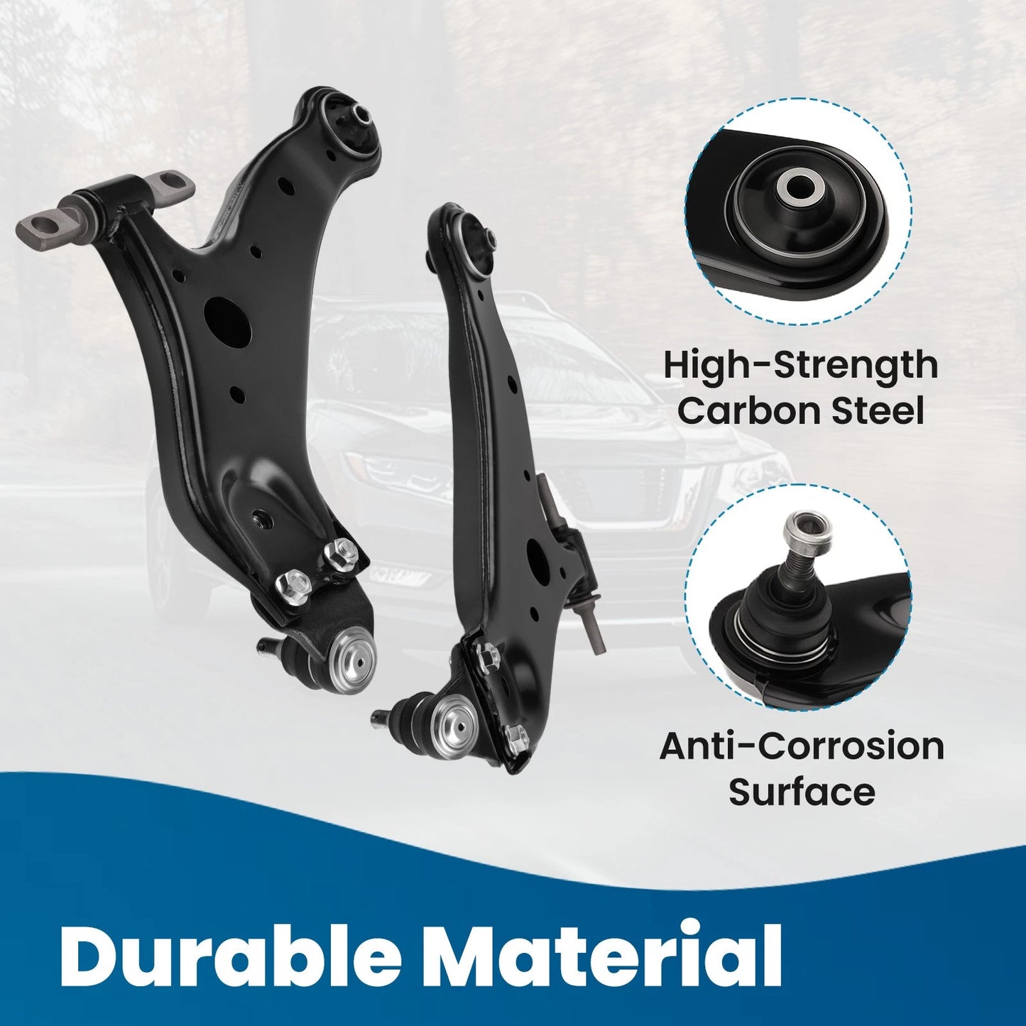 Lower Control Arm Suspension Kit for Toyota Highlander (2008–2019) Lexus RX350 RX450h (2010–2019)