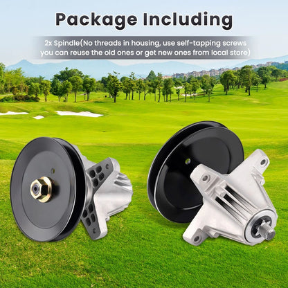 2-Pack Lawn Mower Deck Spindle Assembly for MTD (2000–2005)