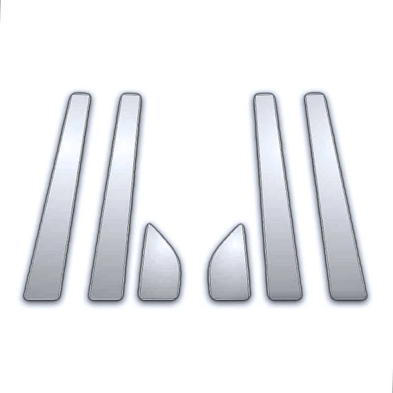 6Pc Chrome Pillar Post Covers Replacement for Mercury LS (1999–2009)
